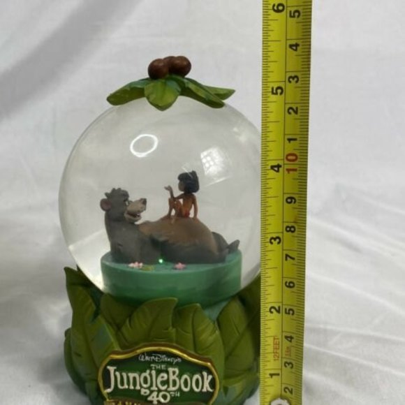 Disney Store The Jungle Book 40th Anniversary Snow Globe Mowgli Baloo Figurine - Picture 10 of 12